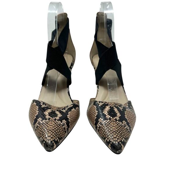 Cole Haan Grand Ambition Maikki Pointed Toe Pump Amphora Snake Print Size 8.5 - Picture 3 of 16